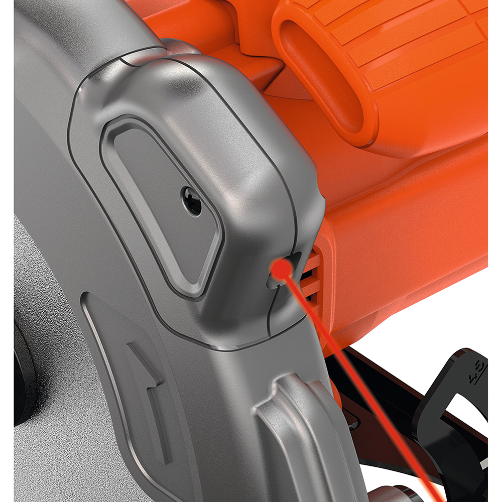 Fierastrau circular BLACK&DECKER CS1250LA, 1250W, 5300RPM, 190mm diametru panza