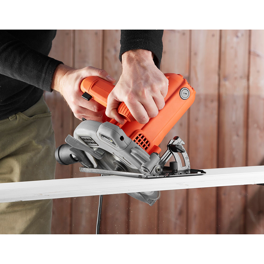 Fierastrau circular BLACK&DECKER CS1250LA, 1250W, 5300RPM, 190mm diametru panza