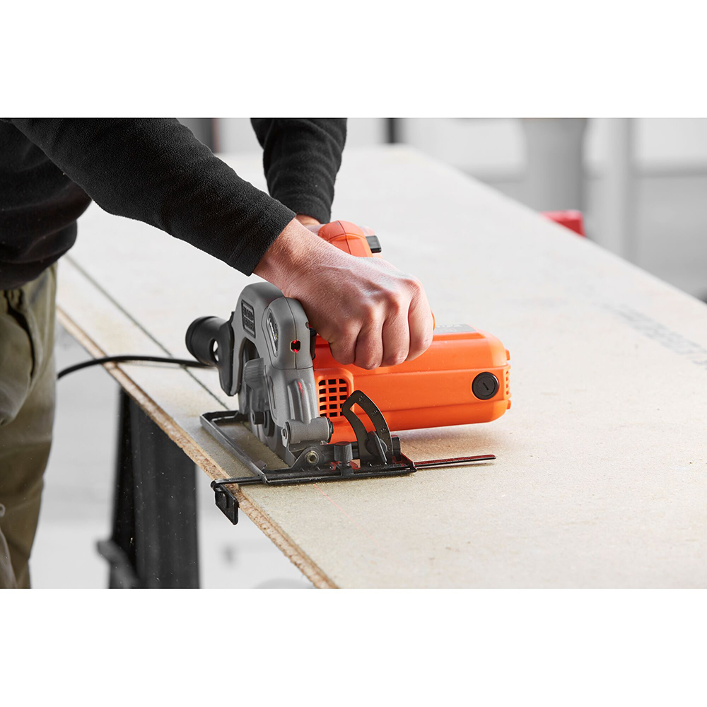 Fierastrau circular BLACK&DECKER CS1250LA, 1250W, 5300RPM, 190mm diametru panza