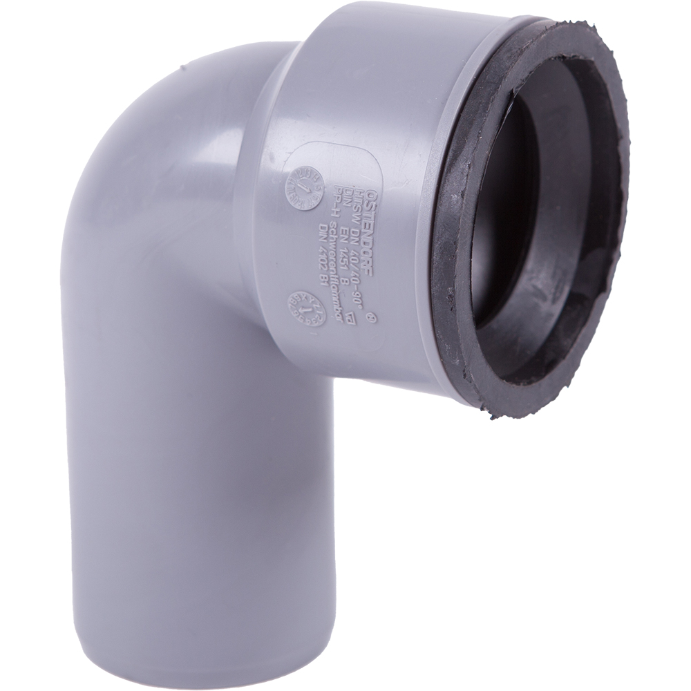 Corp curba tehnica cu garnitura, polipropilena, D 32 mm