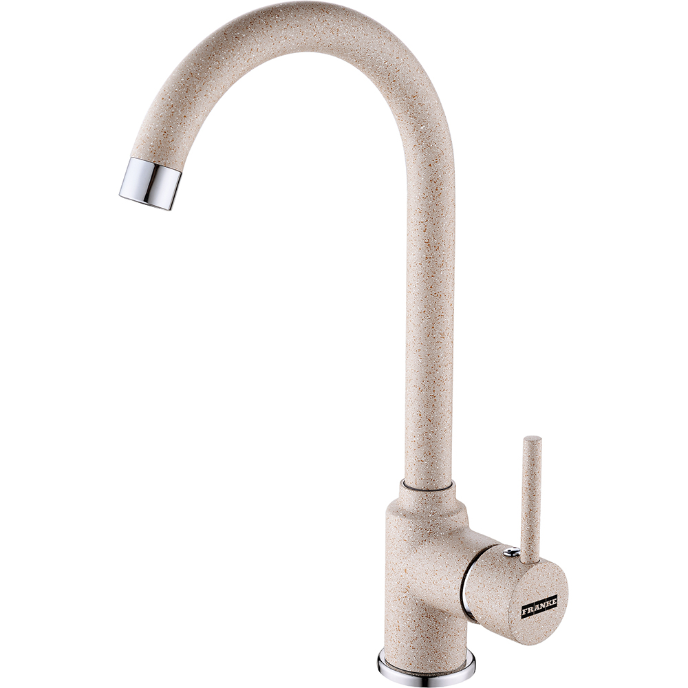 Pachet chiuveta FRANKE BFG 611-62, 1 cuva, picurator reversibil, compozit granit + baterie Pola + Dozator sapun, avena