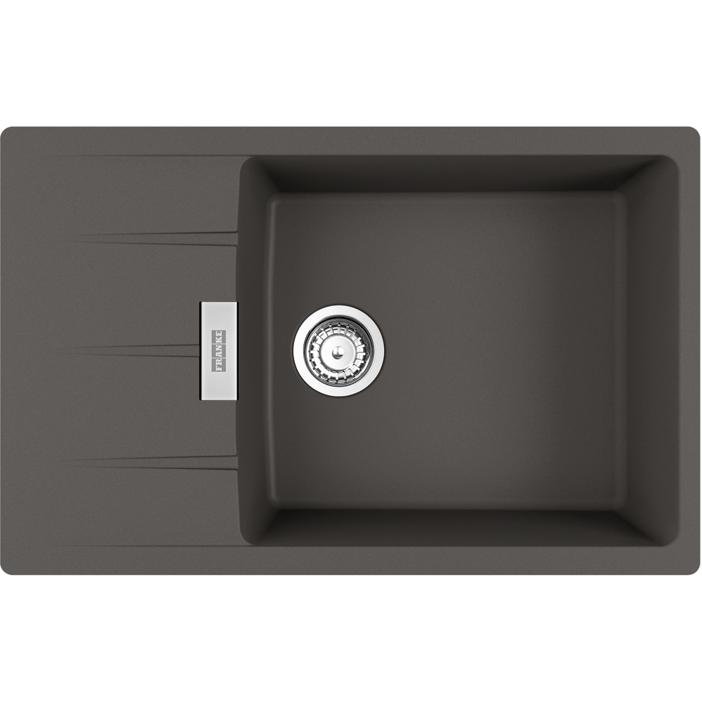 Chiuveta bucatarie FRANKE Centro CNG 611-78 XL, 1 cuva, picurator reversibil, granit, gri antracit