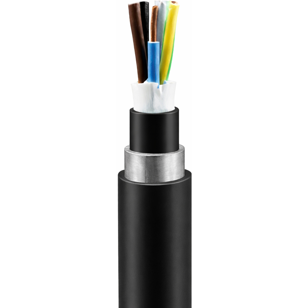 Cablu electric OMNICABLE, CYABY-F, 5 x 6mm2, negru, metru