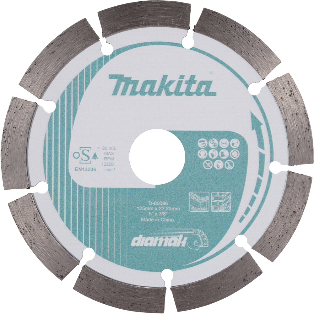 Disc diamantat MAKITA D-80086, 125 x 1.8 x 22.23 mm