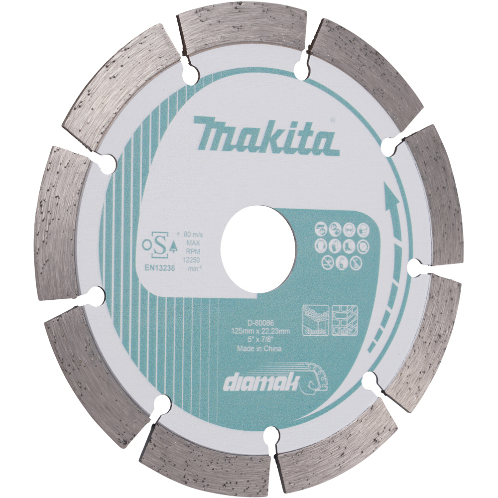 Disc diamantat MAKITA D-80086, 125 x 1.8 x 22.23 mm