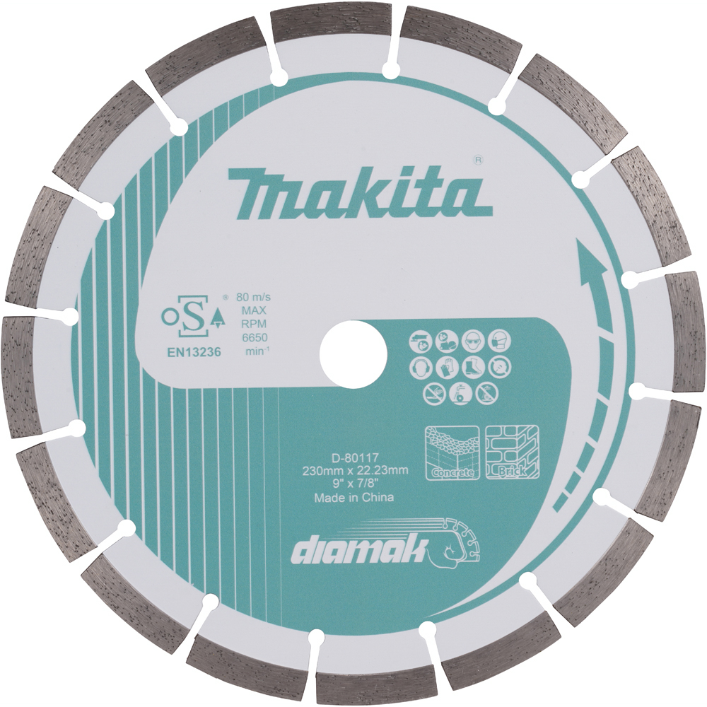 Disc diamantat MAKITA D-80117, 230 x 2.4 x 22.23 mm