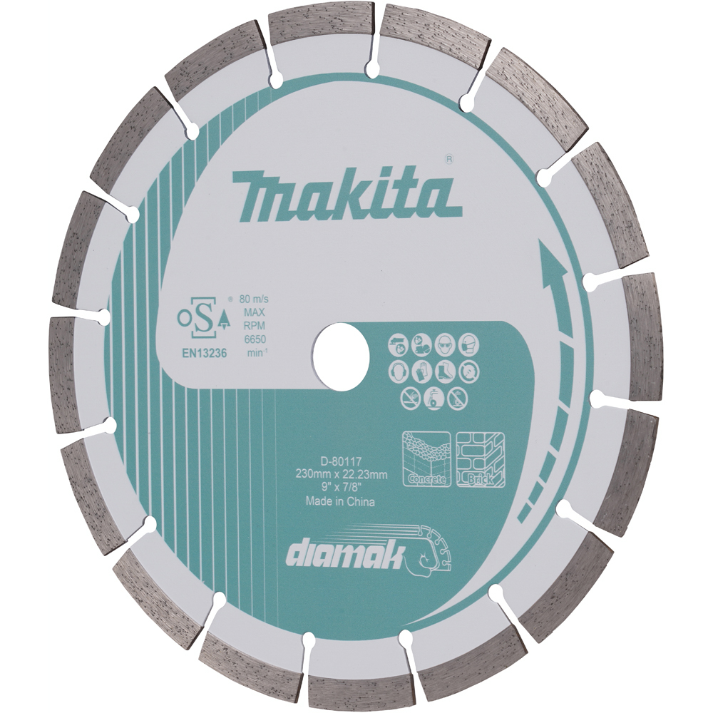 Disc diamantat MAKITA D-80117, 230 x 2.4 x 22.23 mm