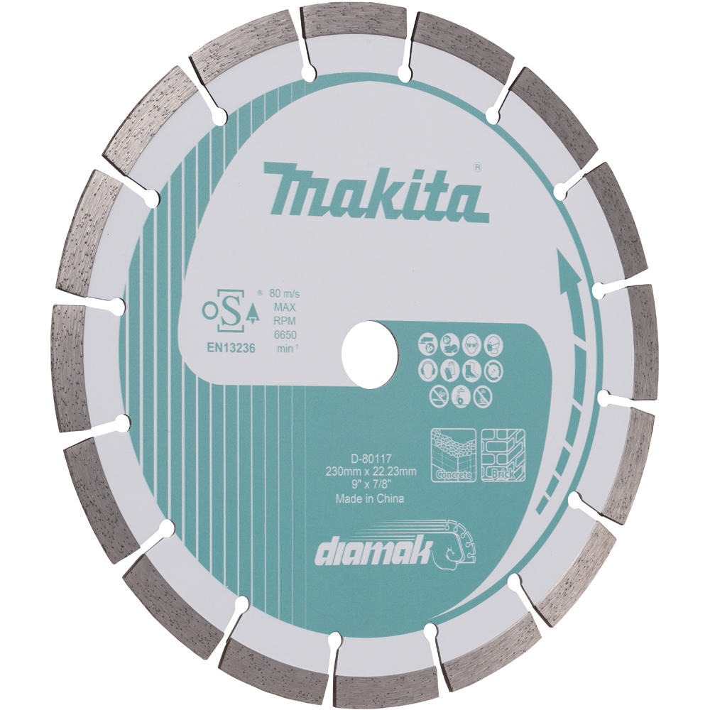 Disc diamantat MAKITA D-80117, 230 x 2.4 x 22.23 mm