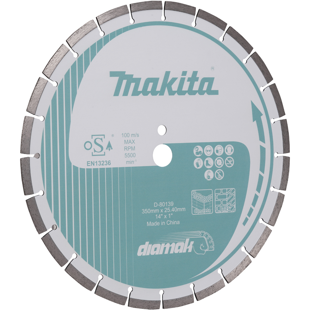 Disc diamantat MAKITA D-80139, 350 x 3.2 x 25.40 mm