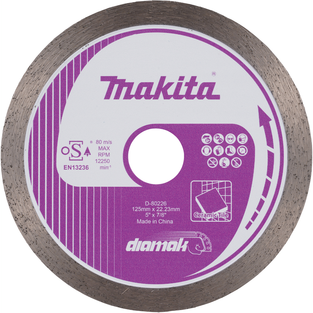 Disc diamantat Rim MAKITA D-80226, 125 x 1.8 x 22.23 mm