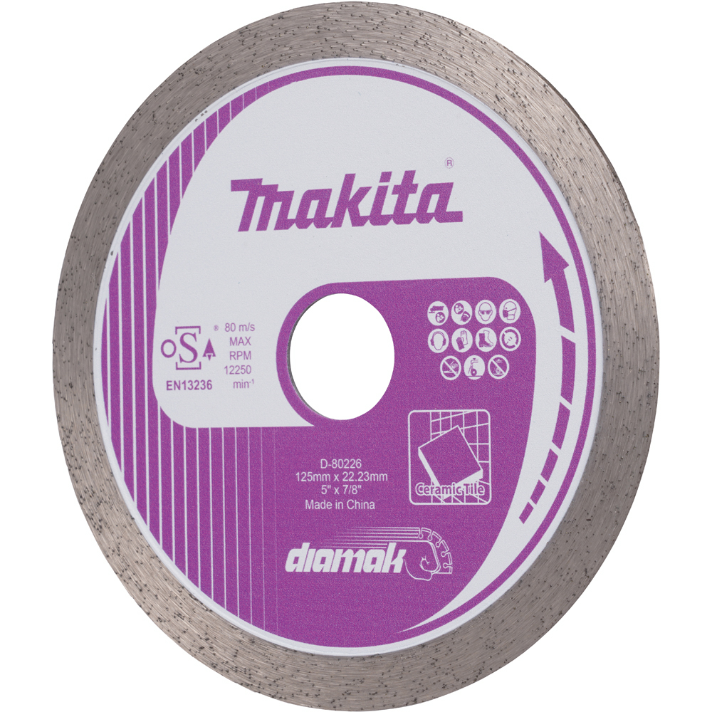 Disc diamantat Rim MAKITA D-80226, 125 x 1.8 x 22.23 mm