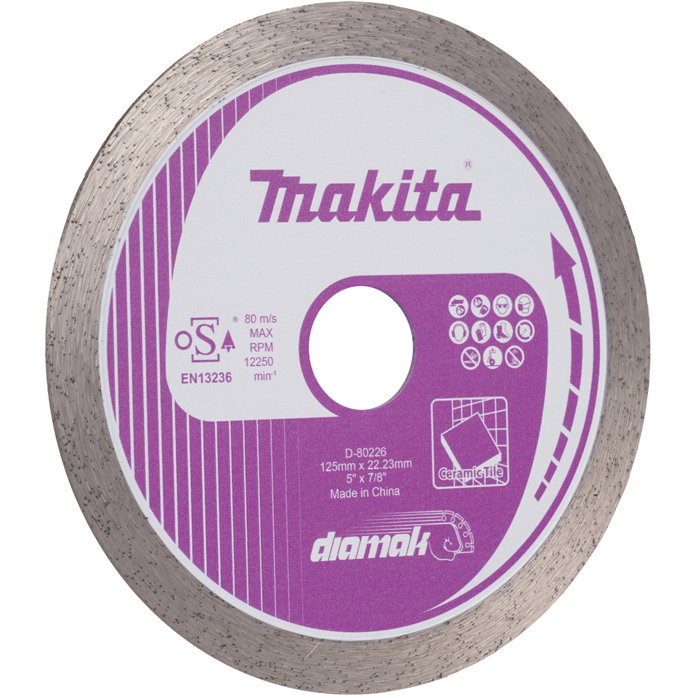 Disc diamantat Rim MAKITA D-80226, 125 x 1.8 x 22.23 mm