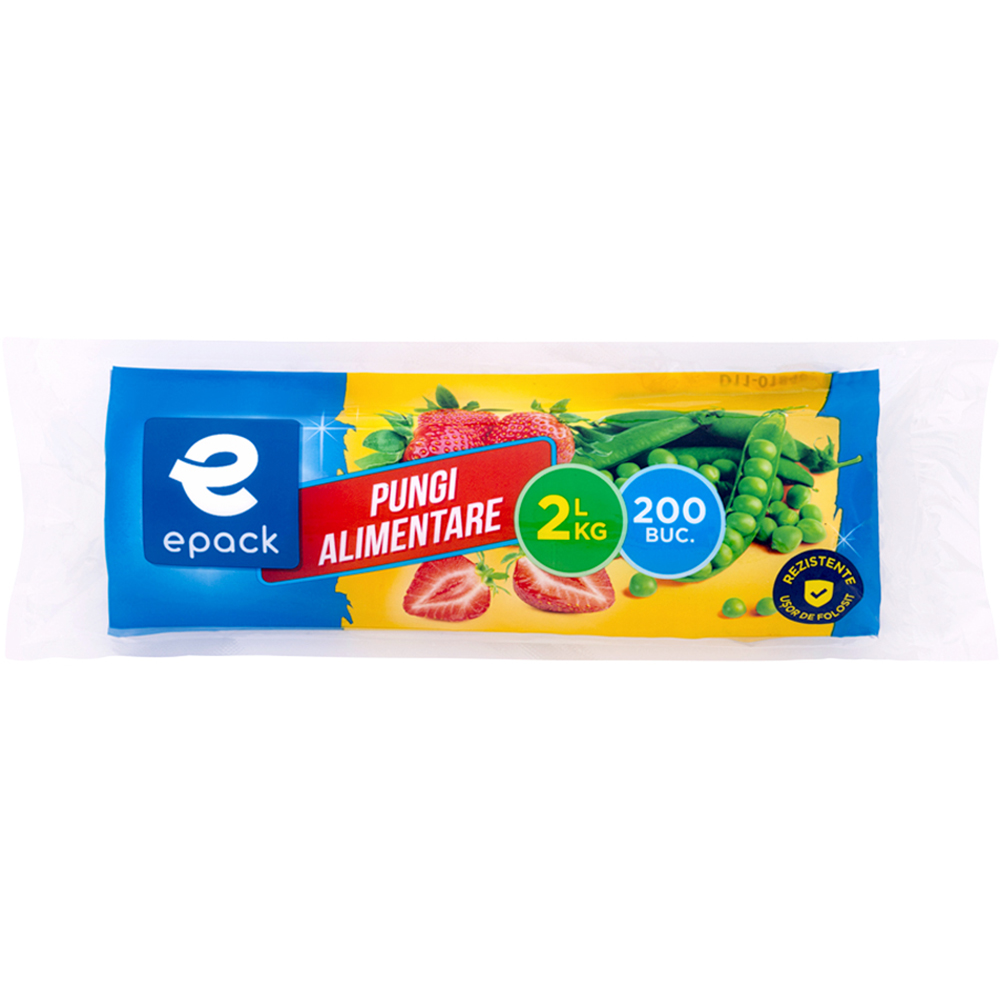 Pungi alimentare EPACK, 2l, 200 bucati