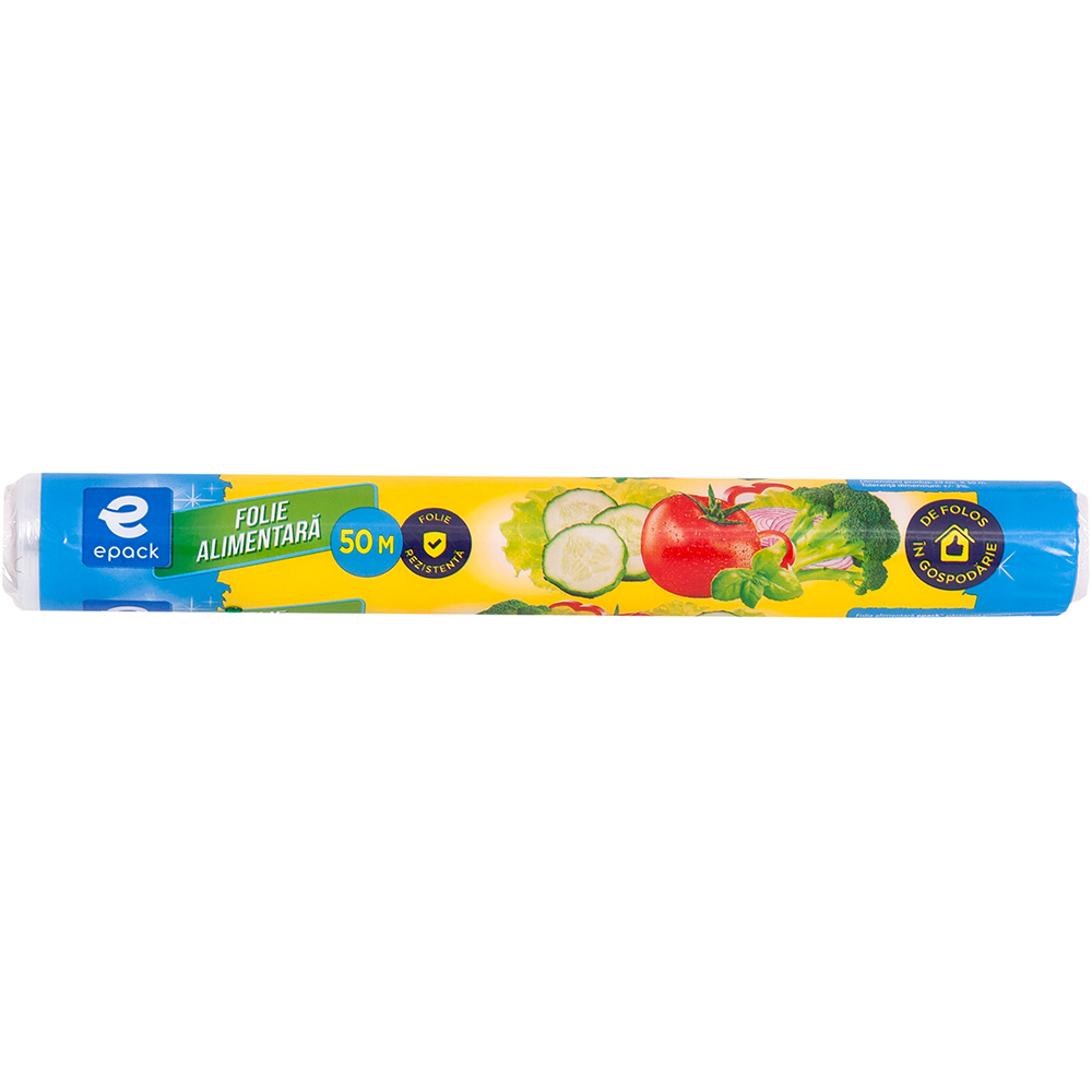 Folie strech alimentara EPACK, plastic, 29 cm x 50 m