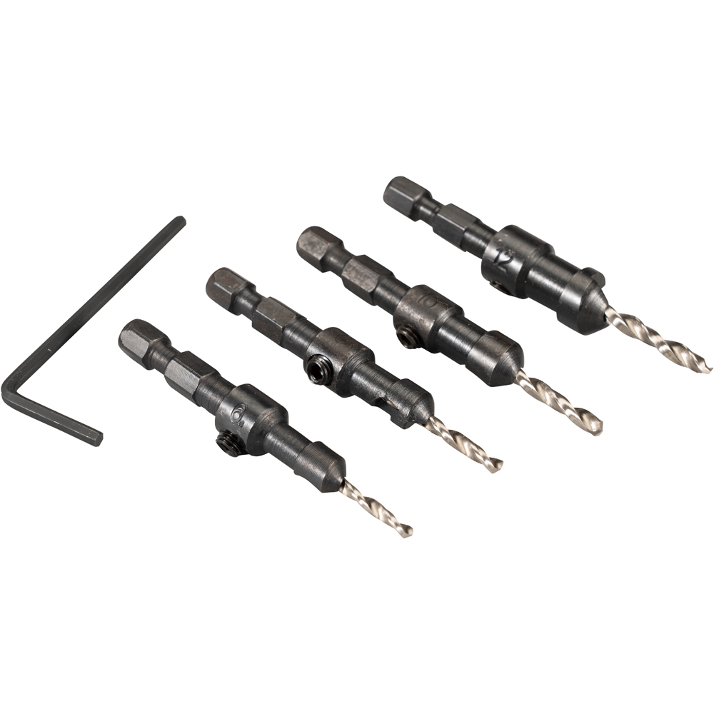Set burghie cu zencuitor MAKITA D-73455, 2.4-3.6 mm, 4 bucati