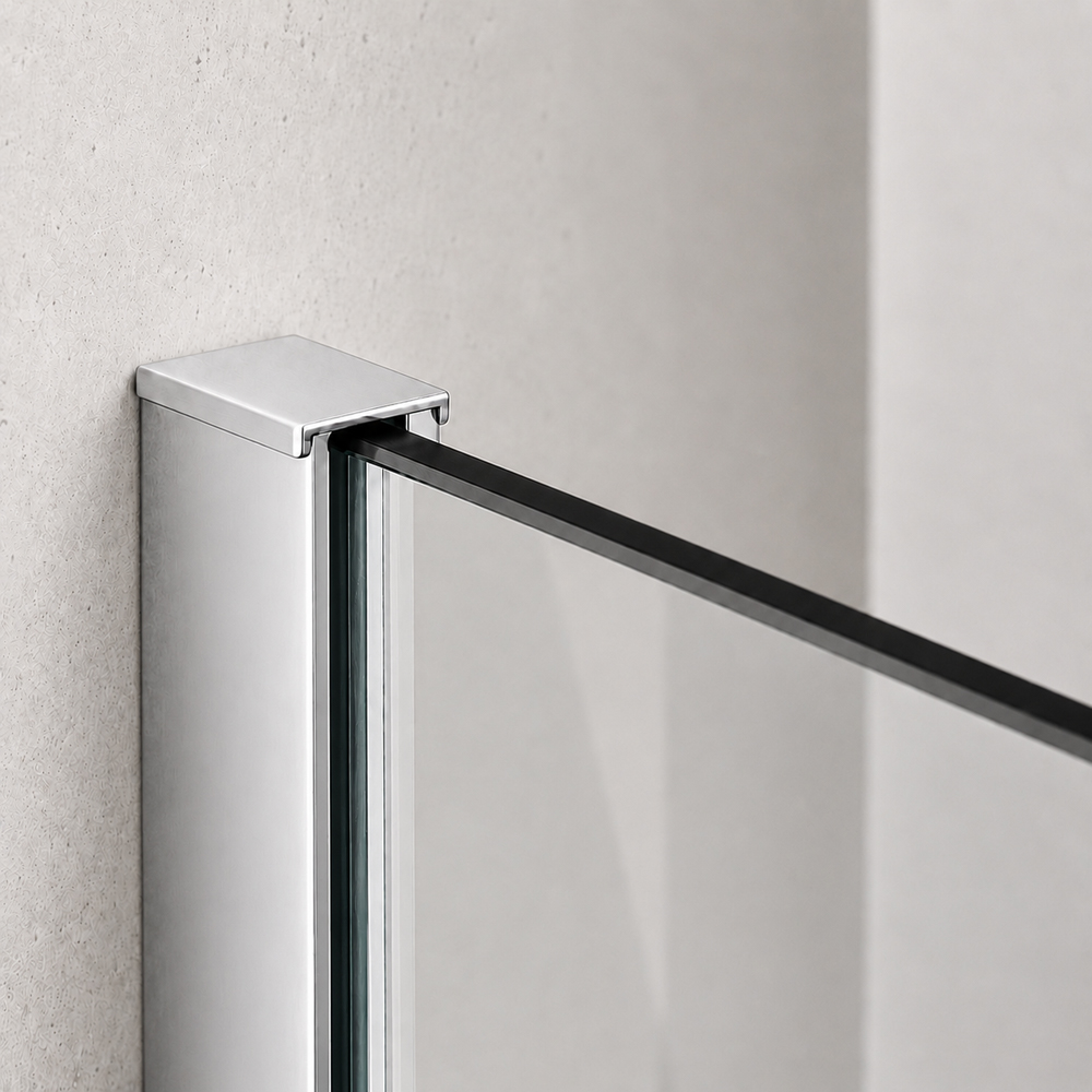 Kit montaj profile pentru paravan dus walk-in SANOTECHNIK Sanoflex D9000, crom