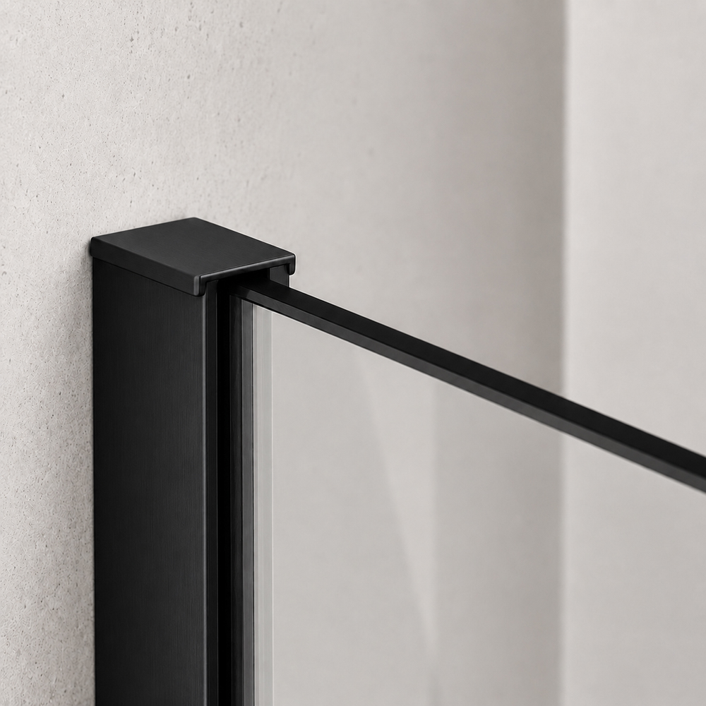Kit montaj profile pentru paravan dus walk-in SANOTECHNIK Sanoflex DB9000, negru