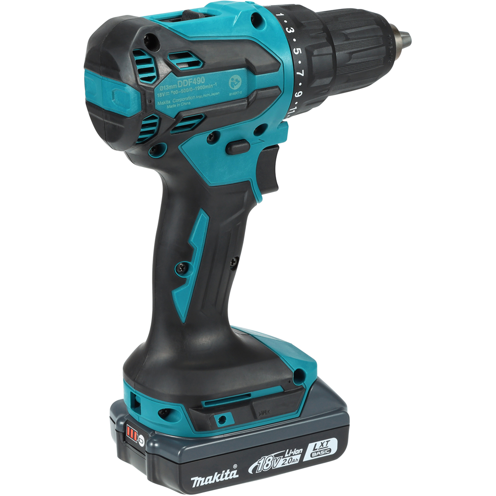 Masina de gaurit si insurubat MAKITA DDF490WV, 18V, 2Ah, 1900rpm, 65Nm