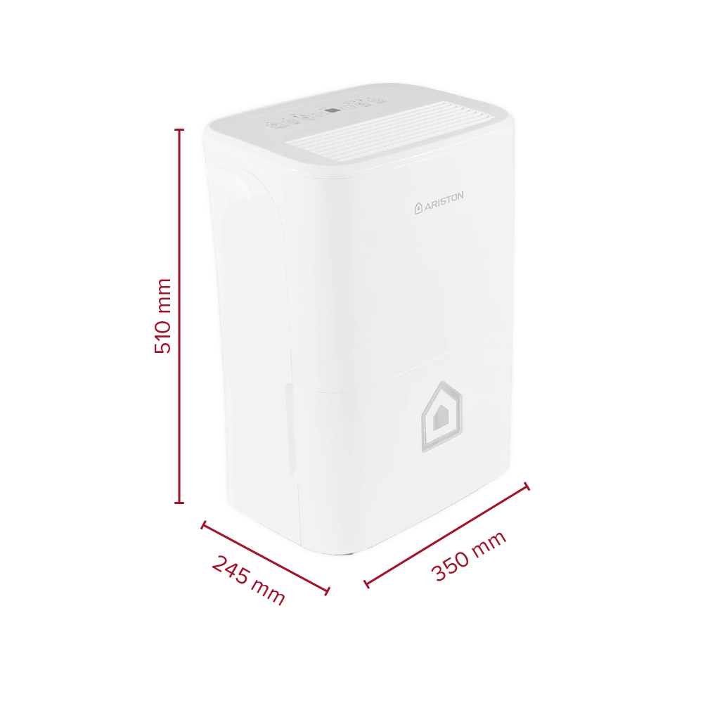 Dezumidificator aer ARISTON DEOS 16s NET, 16l/zi, 430W, Wi-Fi, alb