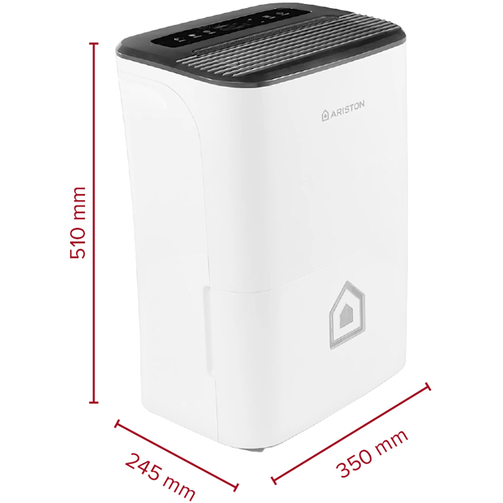 Dezumidificator aer ARISTON DEOS 21s NET, 20l/zi, 360W, Wi-Fi, alb