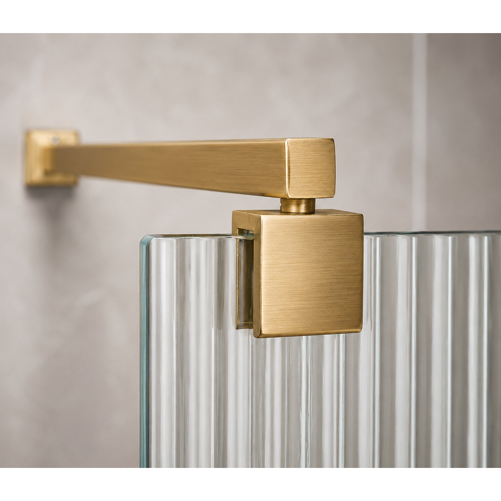 Kit montaj profile pentru paravan dus walk-in SANOTECHNIK Sanoflex DG9000, auriu periat