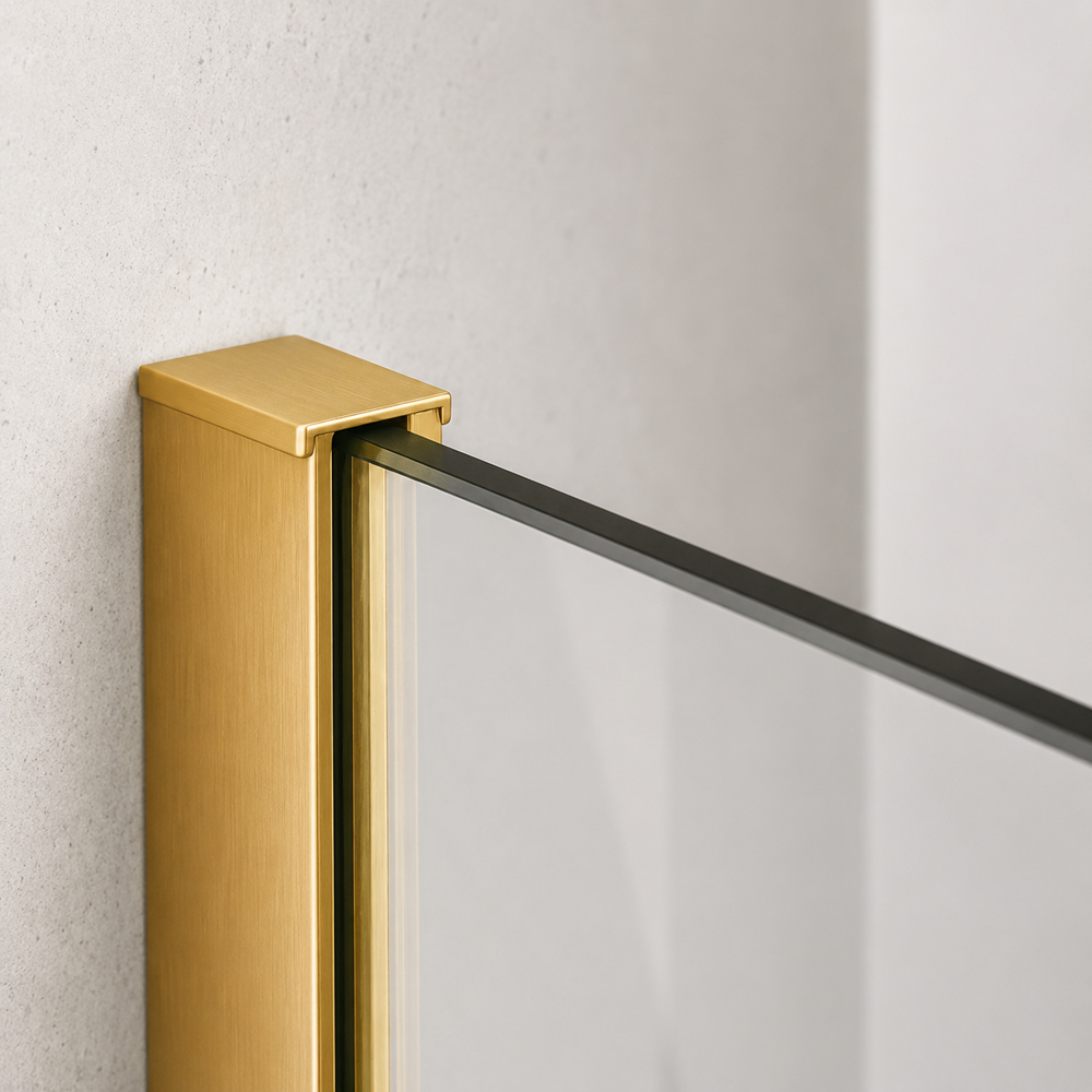 Kit montaj profile pentru paravan dus walk-in SANOTECHNIK Sanoflex DG9000, auriu periat