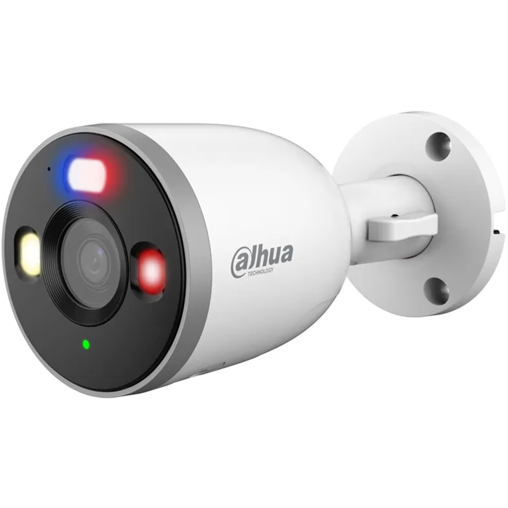 Camera IP Wireless exterior DAHUA Bullet DH-IPC-F5DP-PV-0280B, 5MP, 1620p, IP67, IR, Detectie AI, alb
