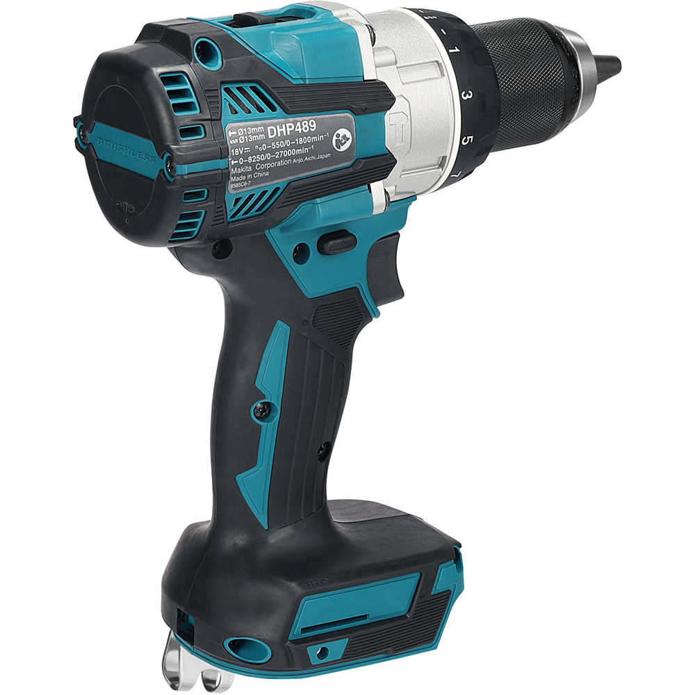 Masina de gaurit si insurubat cu percutie MAKITA DHP489Z, 18V, 1800rpm, 73Nm