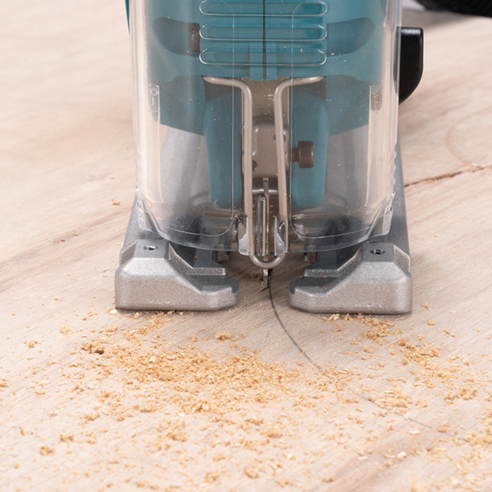 Fierastrau pendular MAKITA DJV186Z, 18V, 2900SPM, 65mm, turcoaz, fara acumulator