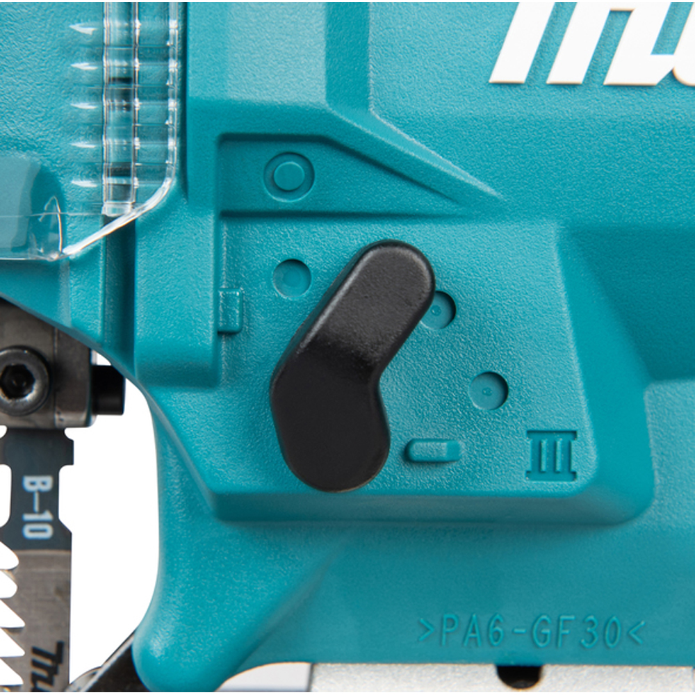 Fierastrau pendular MAKITA DJV186Z, 18V, 2900SPM, 65mm, turcoaz, fara acumulator