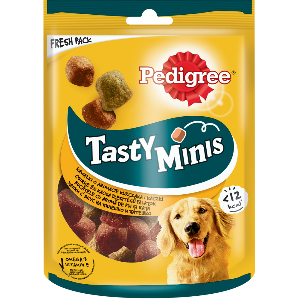 Recompensa pentru caini PEDIGREE Tasty Minis, Pui, 130 g