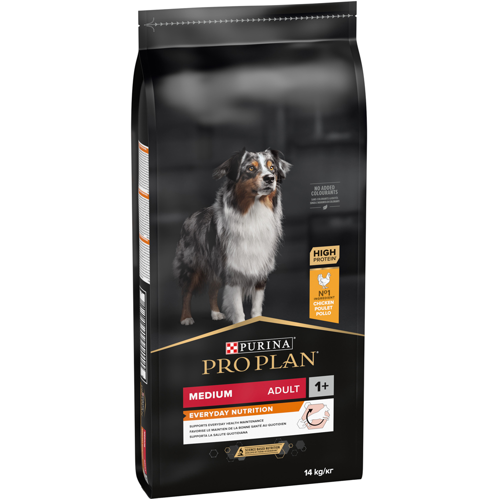 Hrana uscata pentru caini PURINA PRO PLAN Medium, Everyday Nutrition, Adult, Pui, 14 kg