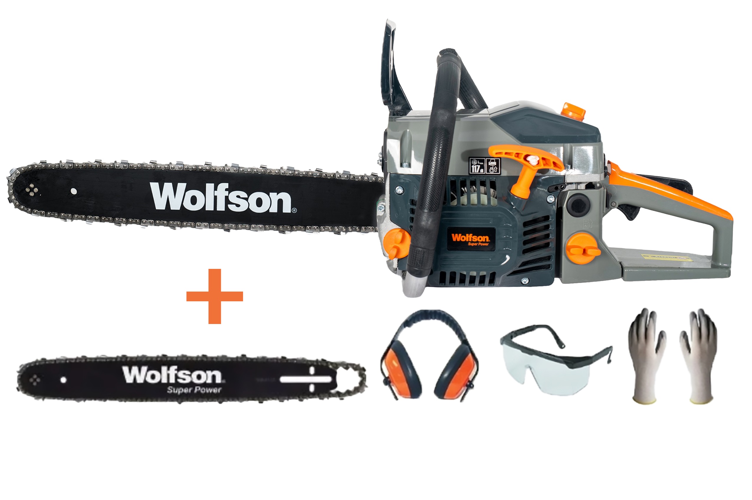 Drujba benzina (Motofierastrau) Wolfson STX-620, 3.5CP, 58CC, lama 45 cm, 7.2 kg