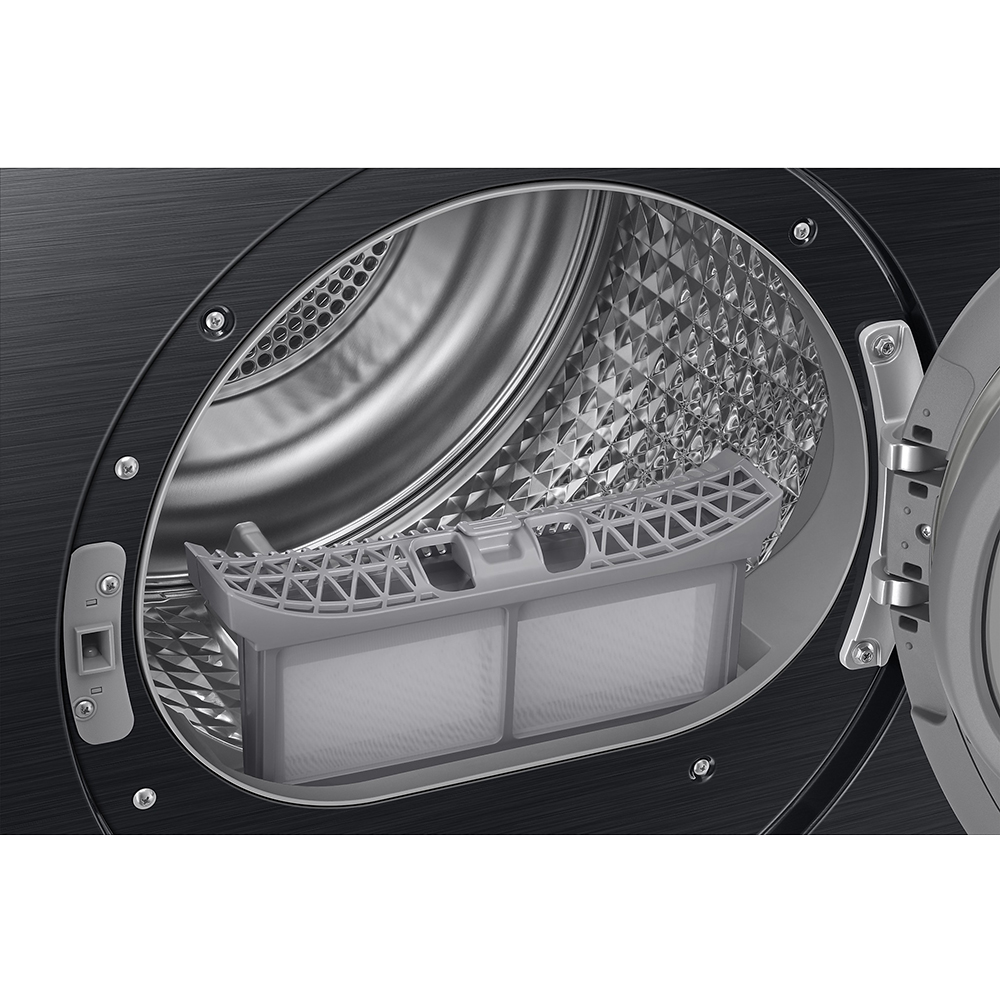 Uscator de rufe SAMSUNG DV90DB7845GBU4, Pompa de caldura, AI Control, 9 kg, 19 programe, Clasa A, Wi-Fi, negru