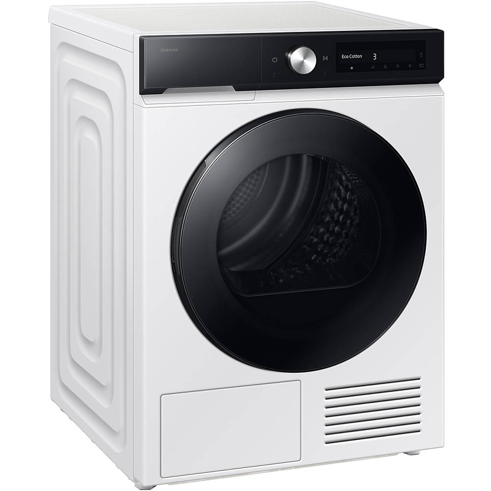 Uscator de rufe SAMSUNG DV90DB7845GEU4, Pompa de caldura, AI Control, 9 kg, 19 programe, Clasa A, Wi-Fi, alb