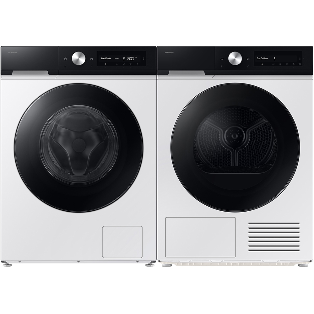 Uscator de rufe SAMSUNG DV90DB7845GEU4, Pompa de caldura, AI Control, 9 kg, 19 programe, Clasa A, Wi-Fi, alb