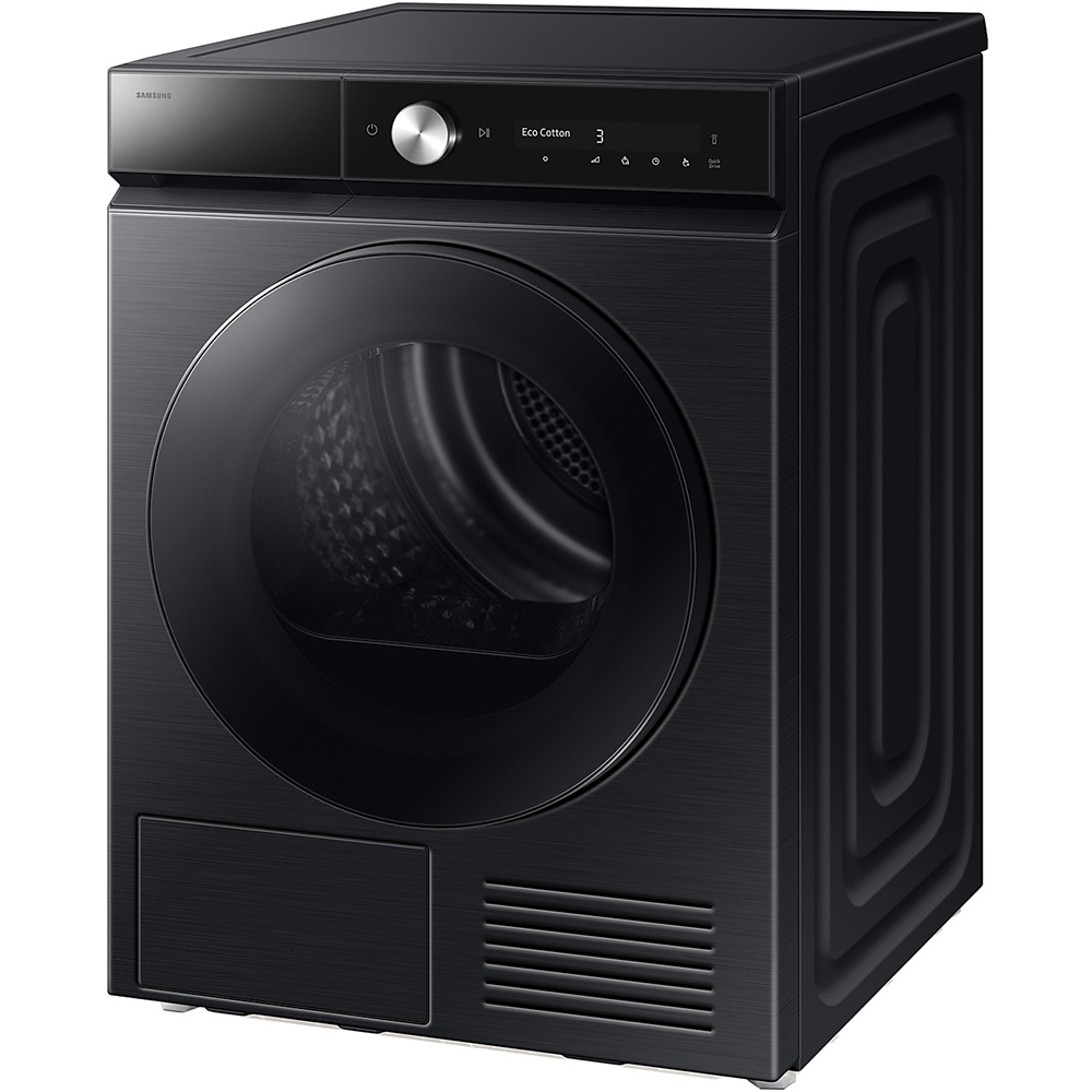 Uscator de rufe SAMSUNG DV90DB8845GBU4, Pompa de caldura, AI Control, 9 kg, 19 programe, Clasa A, Wi-Fi, negru