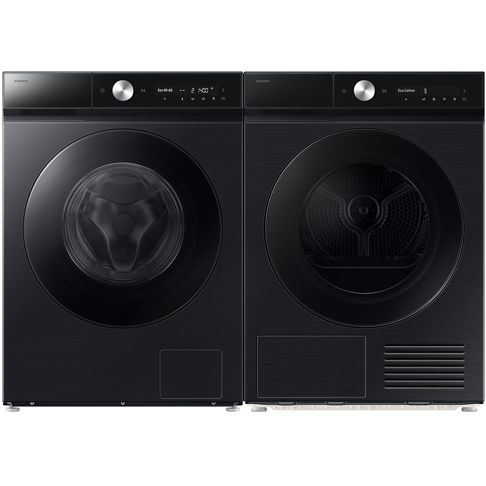 Uscator de rufe SAMSUNG DV90DB8845GBU4, Pompa de caldura, AI Control, 9 kg, 19 programe, Clasa A, Wi-Fi, negru