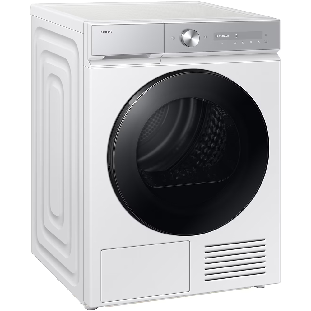 Uscator de rufe SAMSUNG DV90DB8845GHU4, Pompa de caldura, AI Control, 9 kg, 19 programe, Clasa A, Wi-Fi, alb
