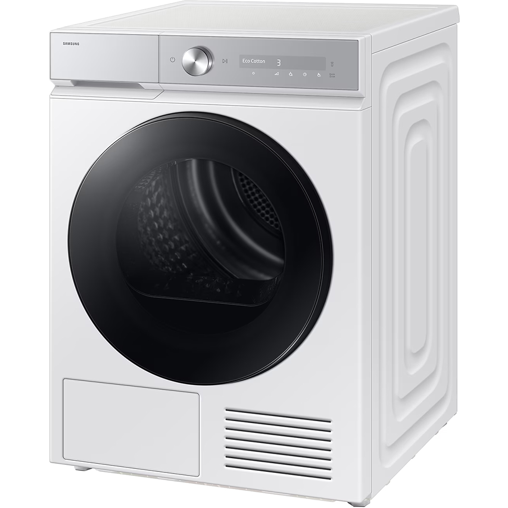 Uscator de rufe SAMSUNG DV90DB8845GHU4, Pompa de caldura, AI Control, 9 kg, 19 programe, Clasa A, Wi-Fi, alb