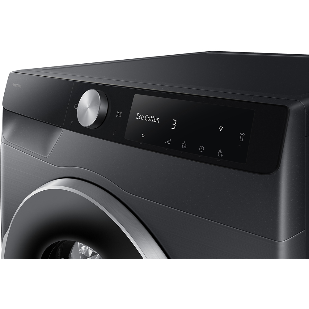Uscator de rufe SAMSUNG DV90DG6845LBU4, Pompa de caldura, AI Control, 9 kg, 19 programe, Clasa A, Wi-Fi, negru