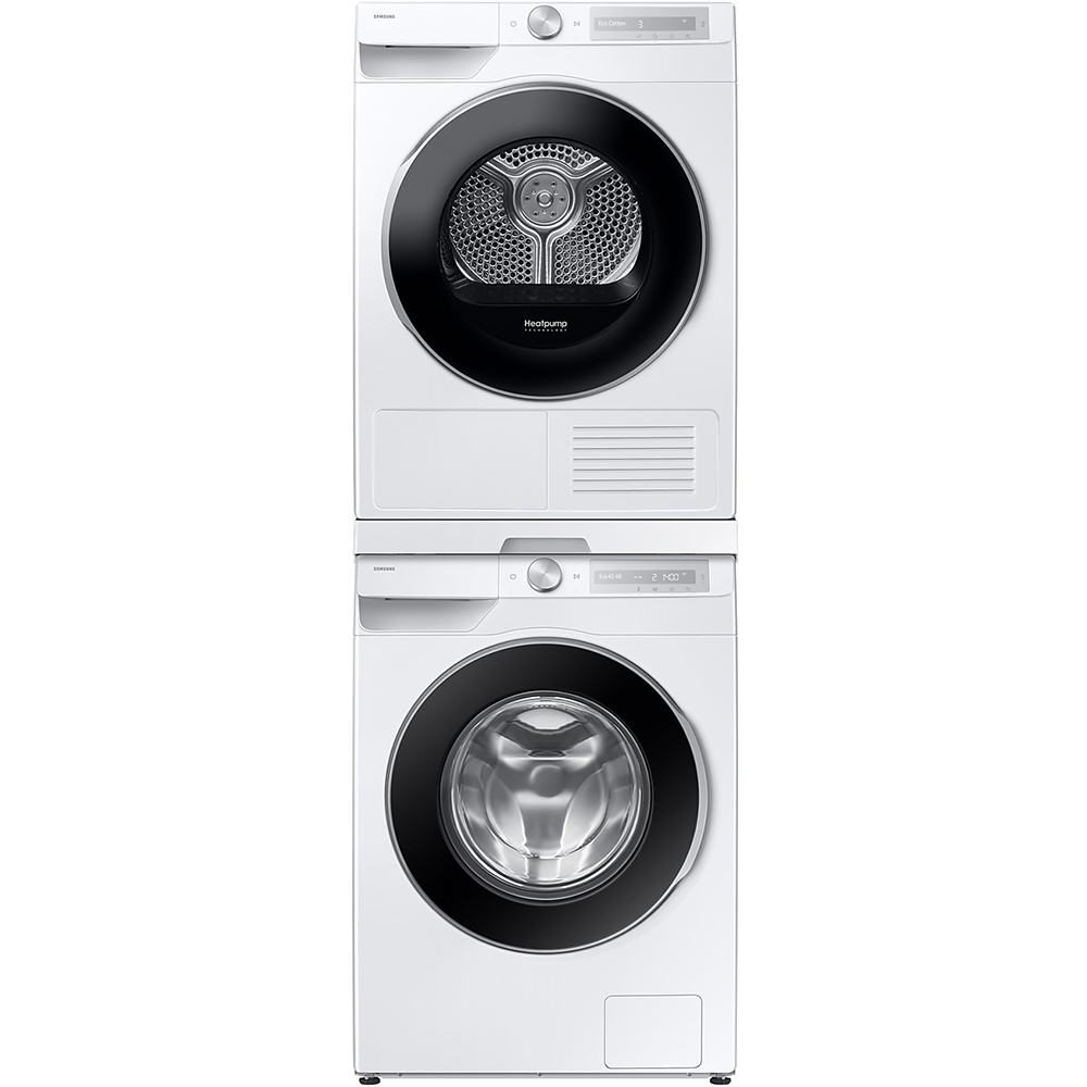 Uscator de rufe SAMSUNG DV90DG6845LHU4, Pompa de caldura, AI Control, 9 kg, 19 programe, Clasa A, Wi-Fi, alb