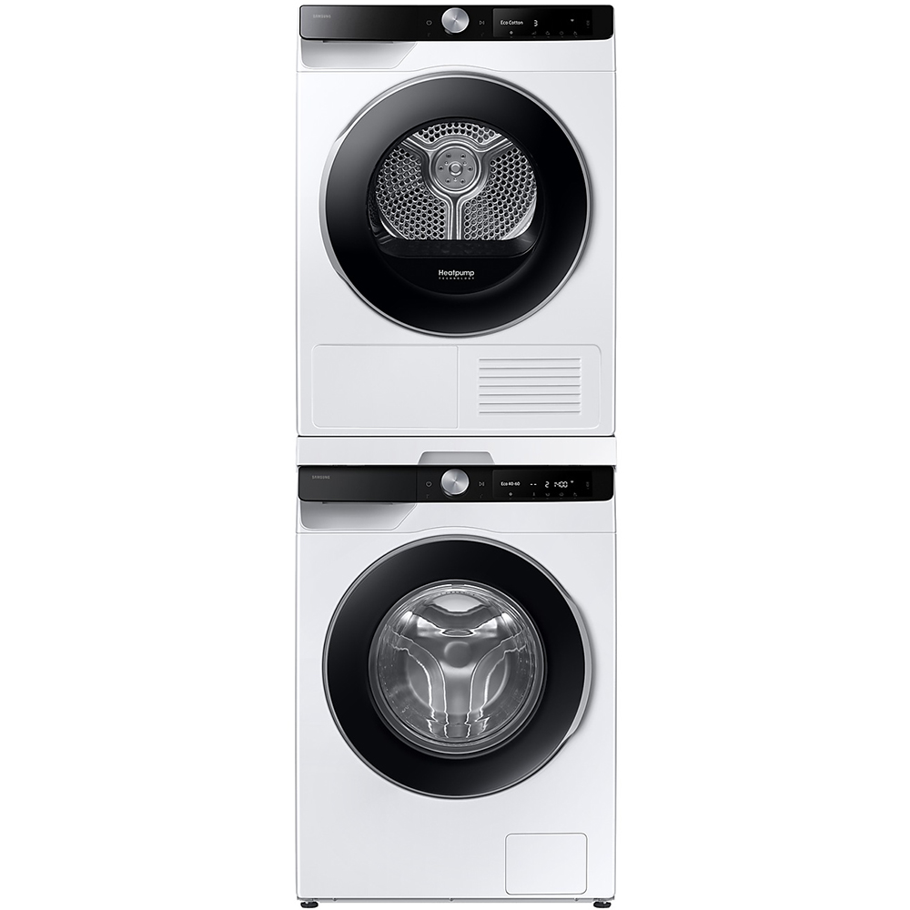 Uscator de rufe SAMSUNG DV90DG6845LKU4, Pompa de caldura, AI Control, 9 kg, 19 programe, Clasa A, Wi-Fi, alb