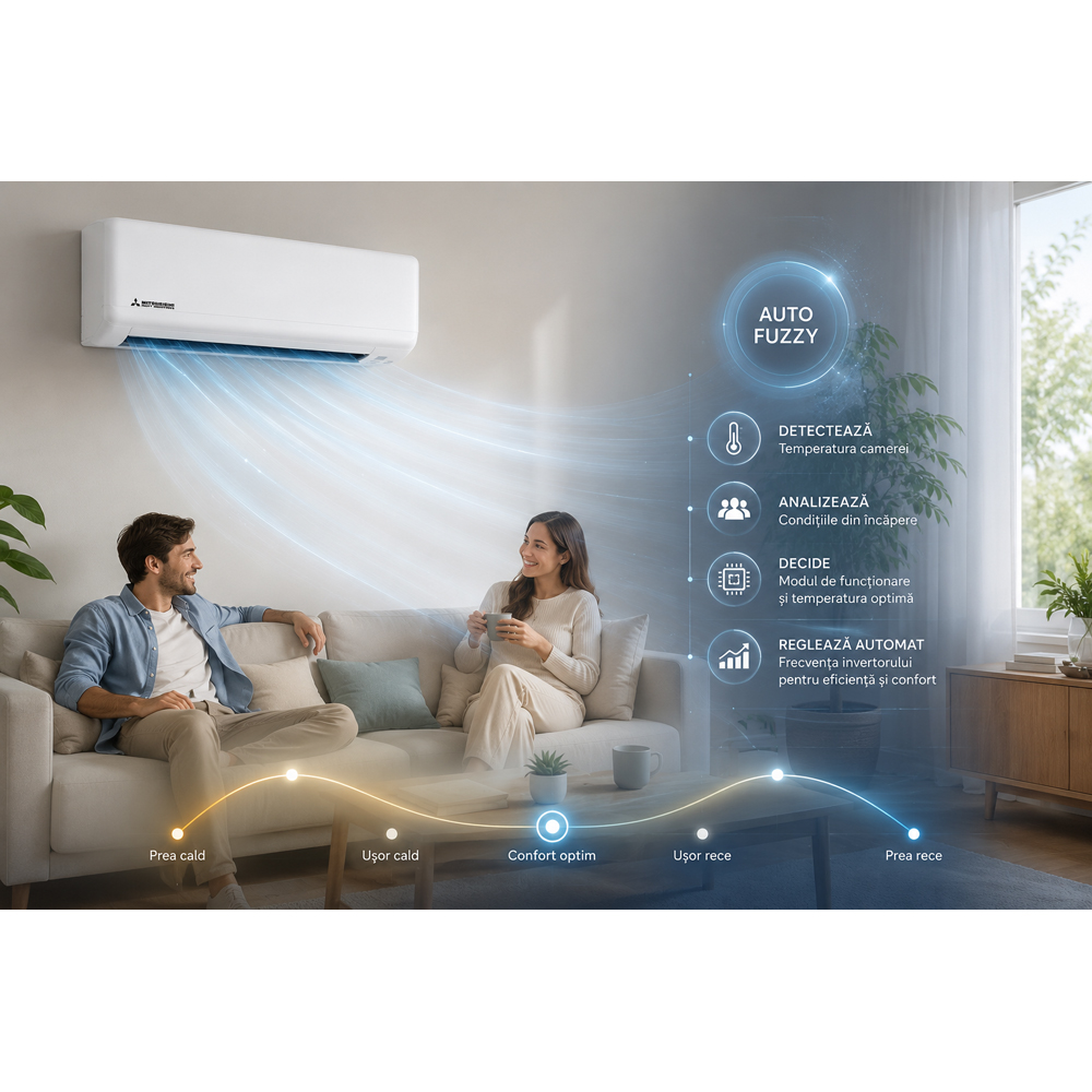 Aer conditionat MITSUBISHI HEAVY Shiro DXC/DXK09Z6-W1, 9.000 BTU, A++ / A+, Wi-Fi Ready (modul inclus), Inverter, alb
