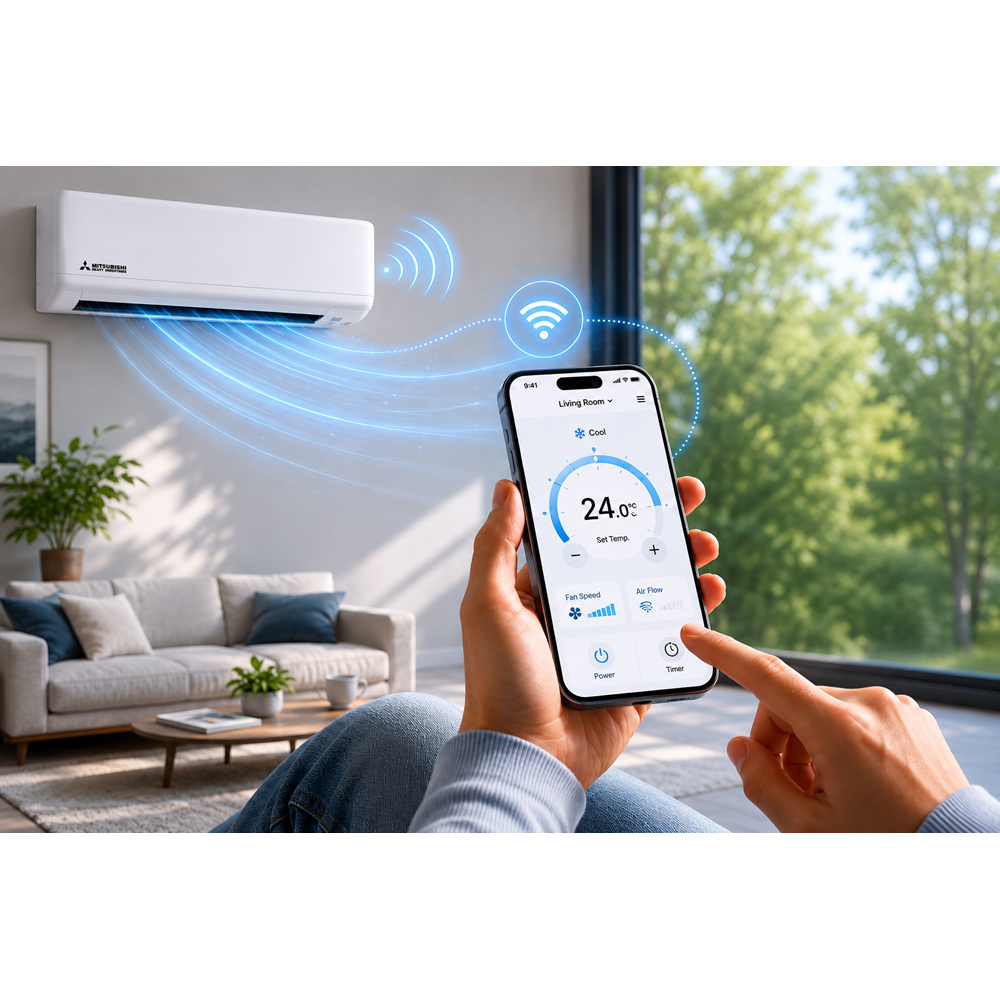 Aer conditionat MITSUBISHI HEAVY Shiro DXC/DXK09Z6-W1, 9.000 BTU, A++ / A+, Wi-Fi Ready (modul inclus), Inverter, alb