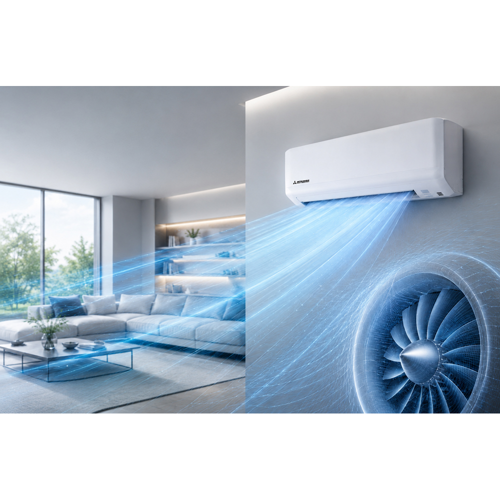Aer conditionat MITSUBISHI HEAVY Shiro DXC/DXK12Z6-W1, 12.000 BTU, A++ / A+, Wi-Fi Ready (modul inclus), Inverter, alb