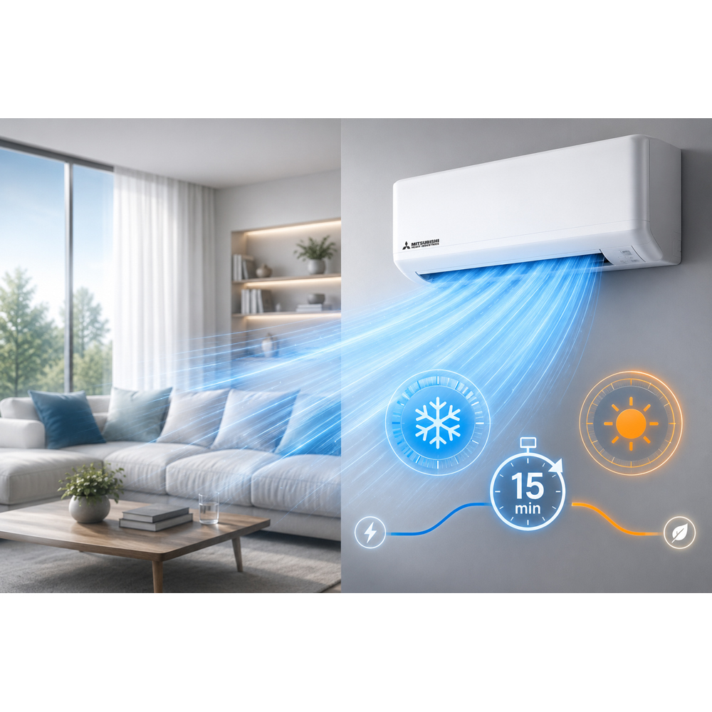 Aer conditionat MITSUBISHI HEAVY Shiro DXC/DXK12Z6-W1, 12.000 BTU, A++ / A+, Wi-Fi Ready (modul inclus), Inverter, alb
