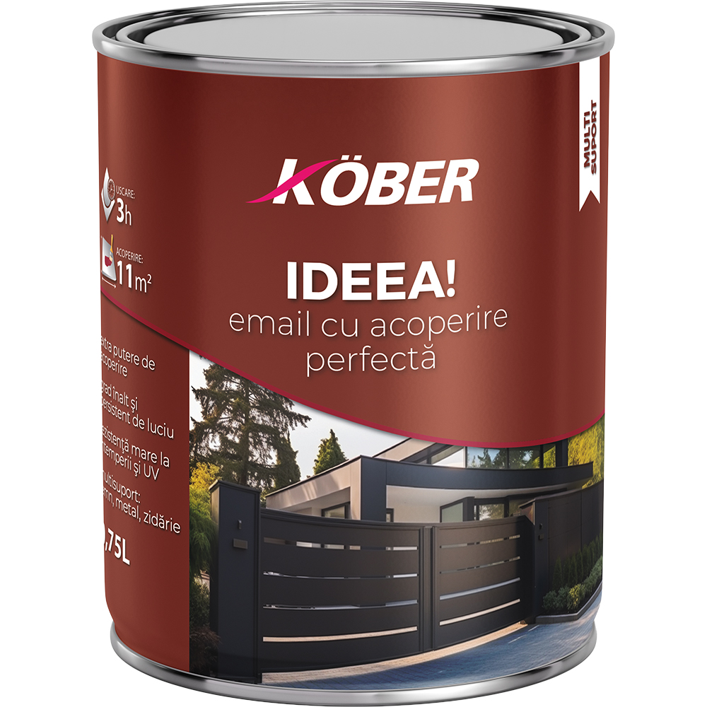Email Ideea New, alb, 0.75L