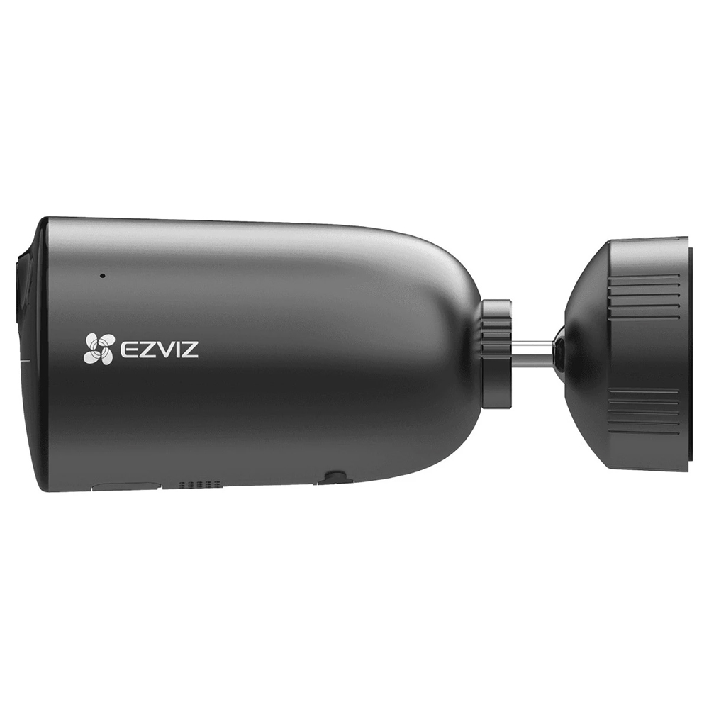 Kit Camera IP Wireless EZVIZ EB3, 2K, 4G, IR 15M, Motion Detection, panou solar Type-C, baterie 5200mAh, negru