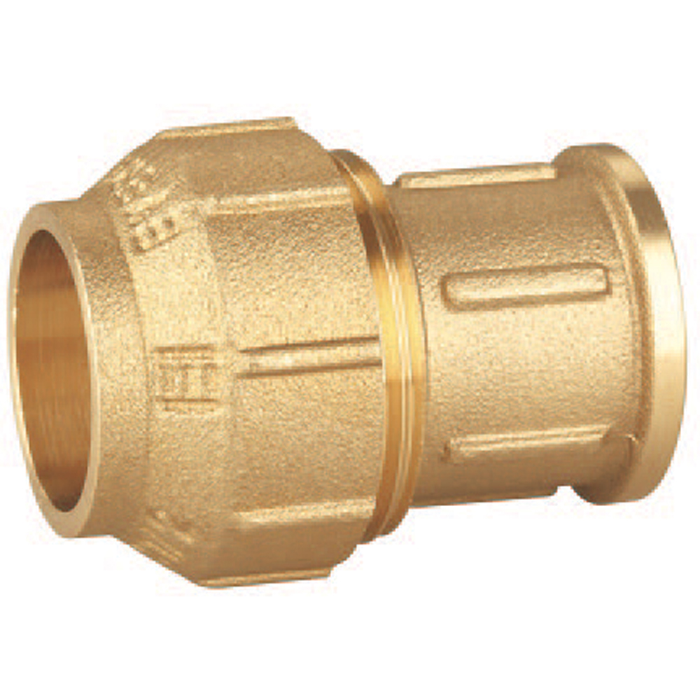 Mufa rapida EVERLINE, interor, 3/4", 25mm, alama, auriu